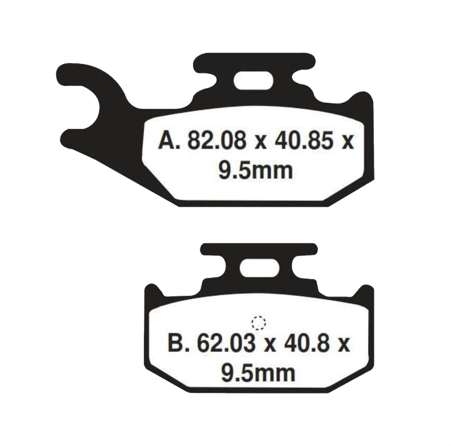 Moto-Master Brake Front Pads Nitro Honda PS 125 / 150 i 6 / 7 2006 - 2009