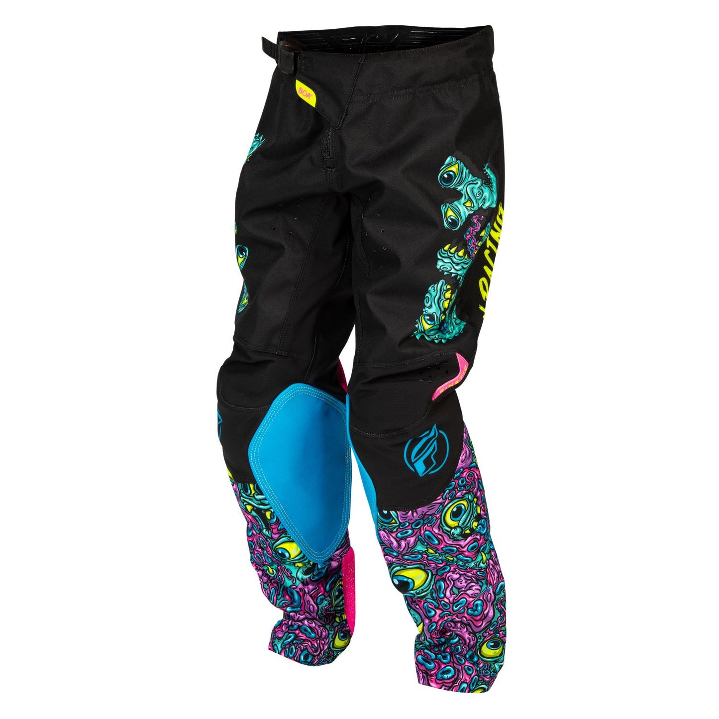 Fly Racing 2026 Motocross Pants Kinetic Mutant Youth Black Multi