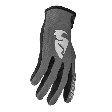 Thor Youth Sector Grey White Motocross Gloves CLEARANCE