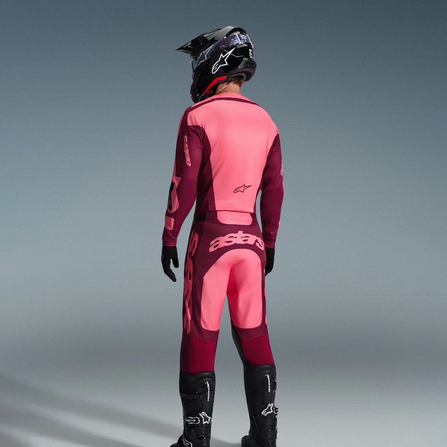 Alpinestars 2026 Racer Riway Motocross Combo Kit Dark Red Coral