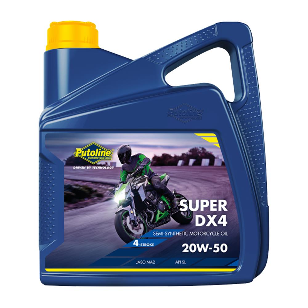 Putoline Super DX4 20w50 4T Semi Synthetic Motorcycle Oil 4 Litre