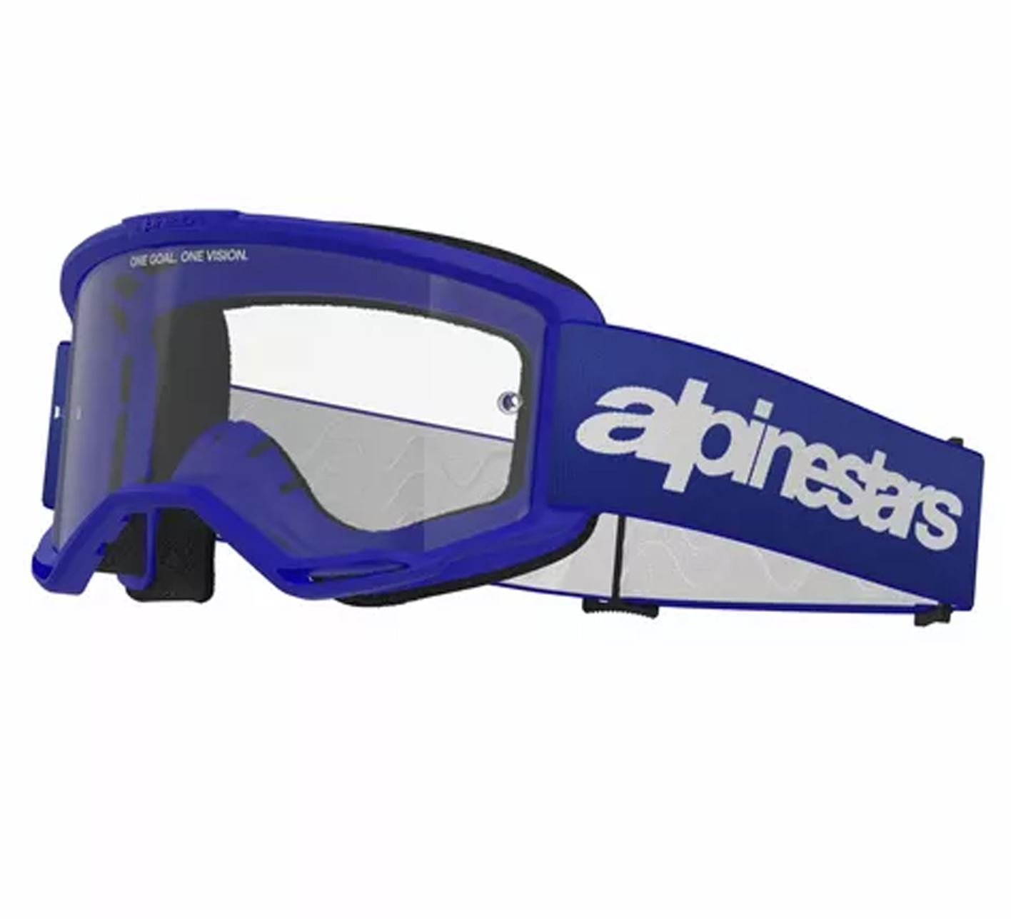 Alpinestars 2025 Goggles Vision 3 Wordmark Blue Clear