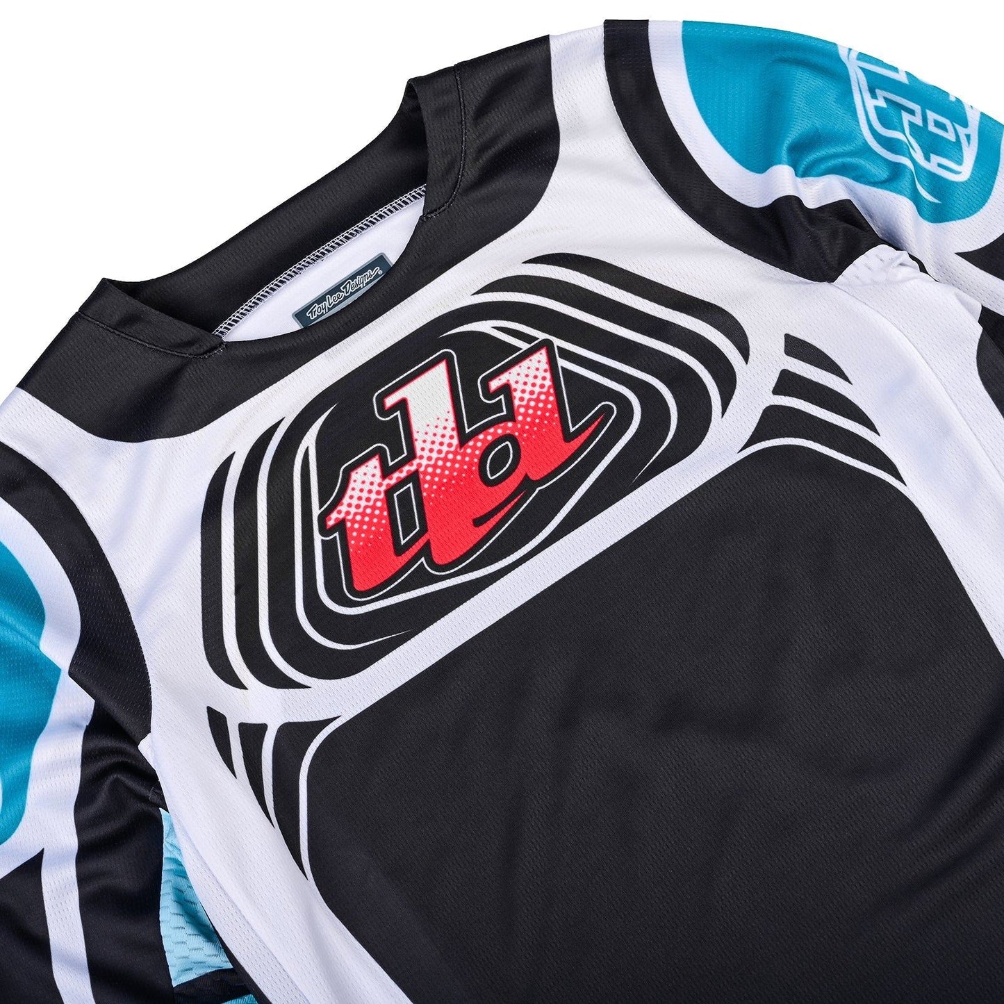 Troy Lee Designs 2025 Motocross GP PRO Youth Wavez Combo Kit Phantom Turquoise