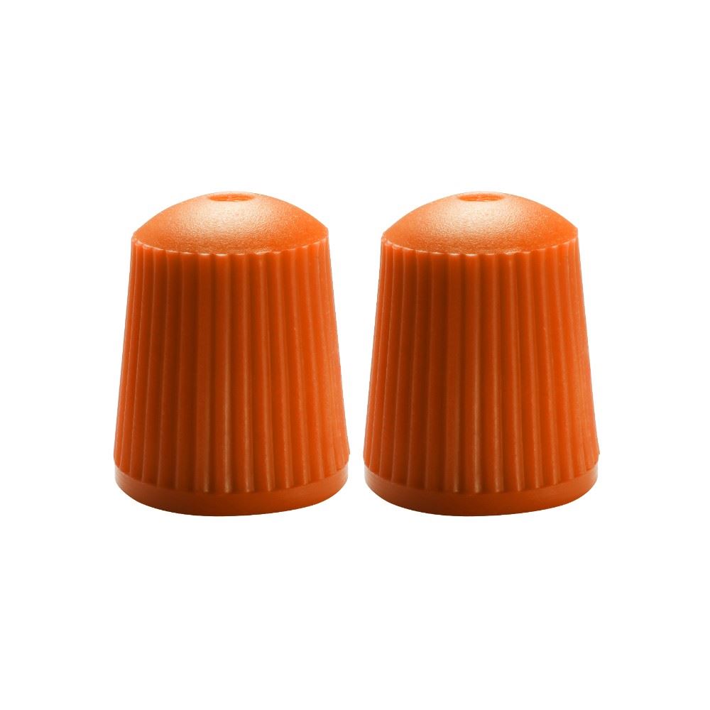 Apico Silicone Valve Caps 10 Pack Orange