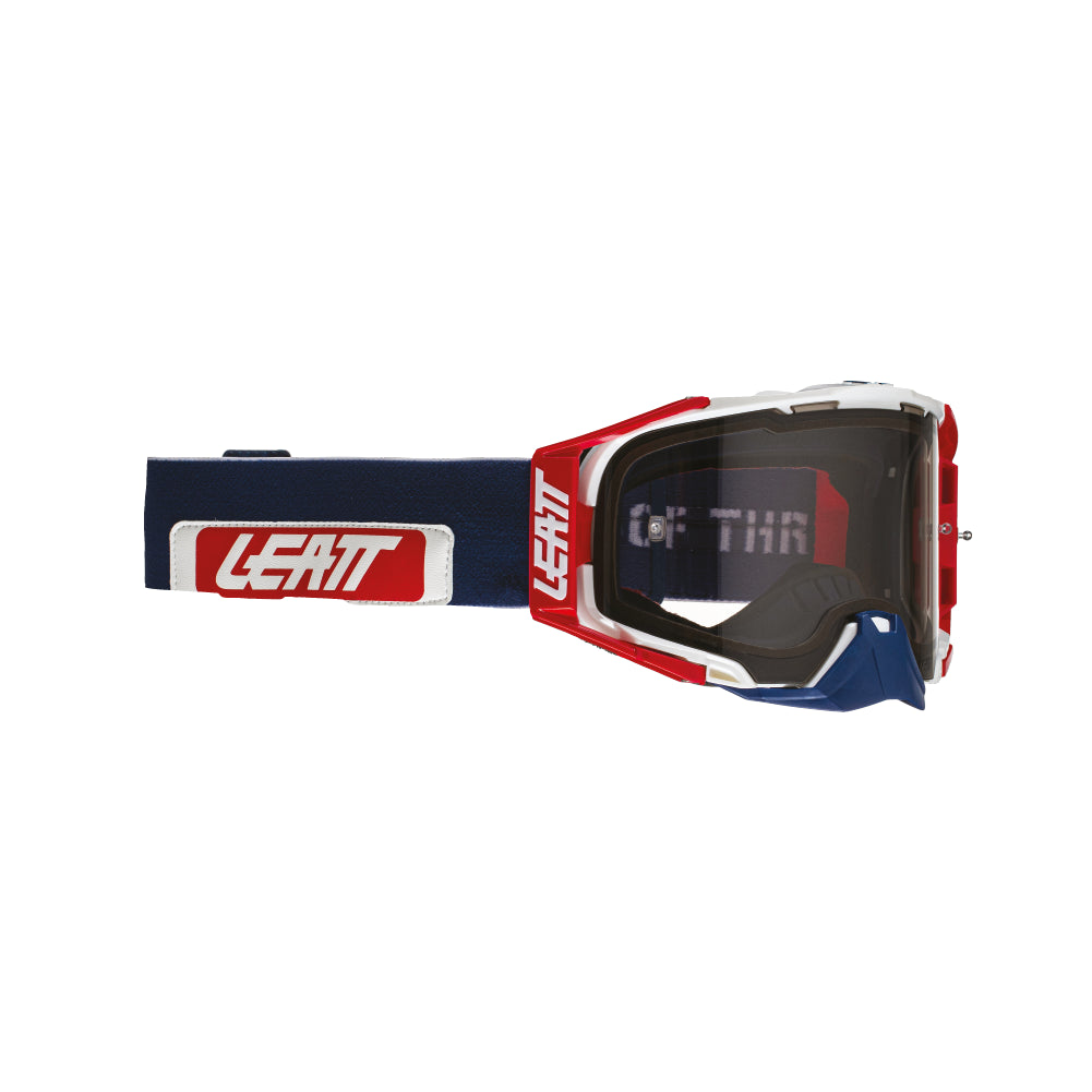 Leatt 2024 Goggles Velocity 6.5 Chilli Blue - Light Grey Lens