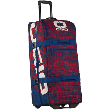OGIO Trucker Wheeled Gear Chaos Red Blue 110 Litre