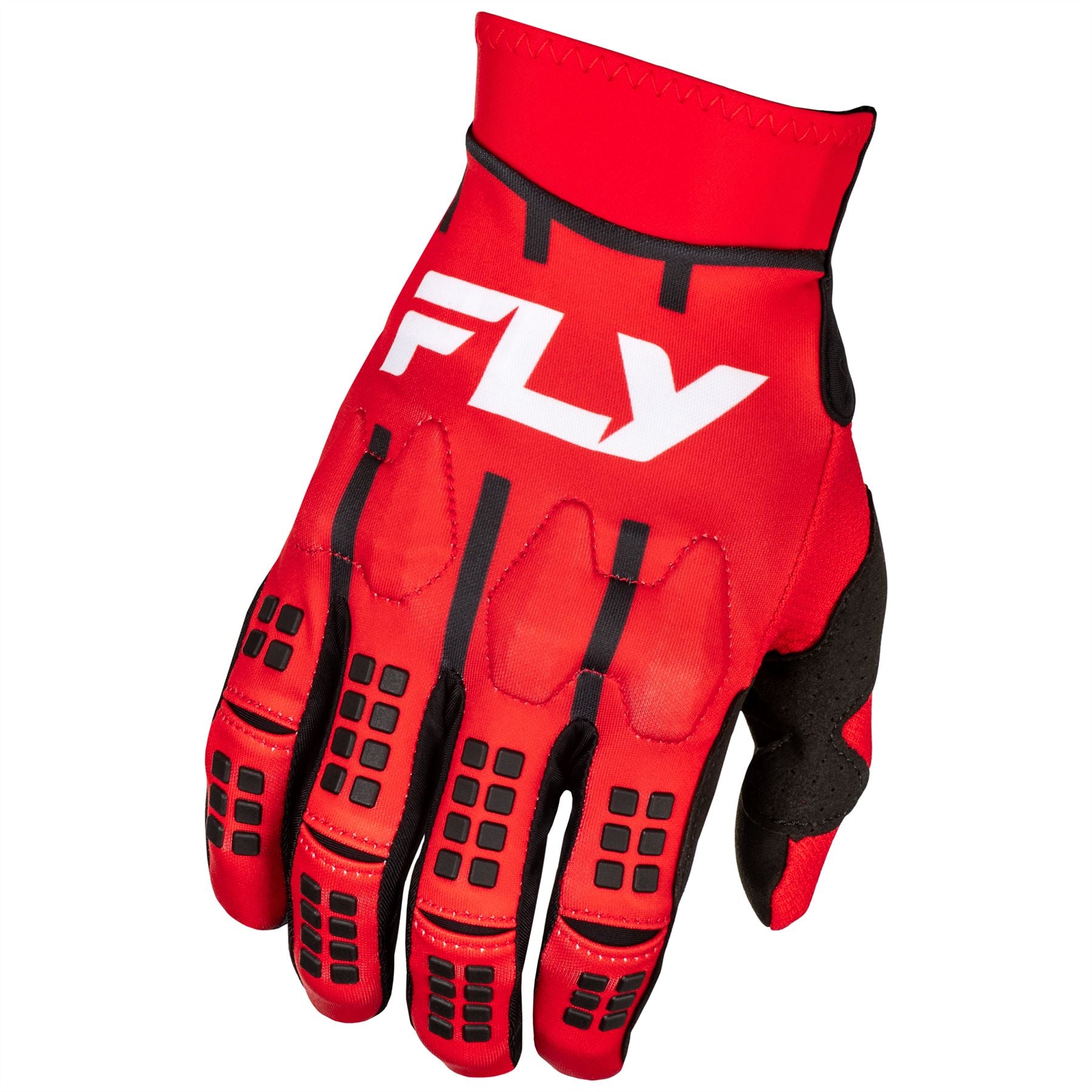 Fly Racing 2025 Evolution DST Motocross Gloves Red White Black
