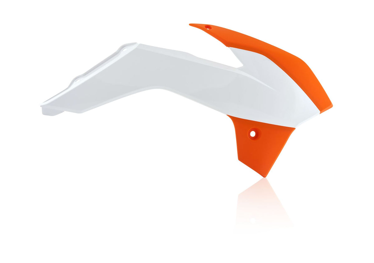 Acerbis Radiator Rad Scoops Orange White For KTM SX 85 2013-2017