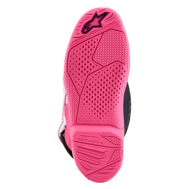 Alpinestars 2027 Youth Tech 7S MX Boots Pink Fluo Black White
