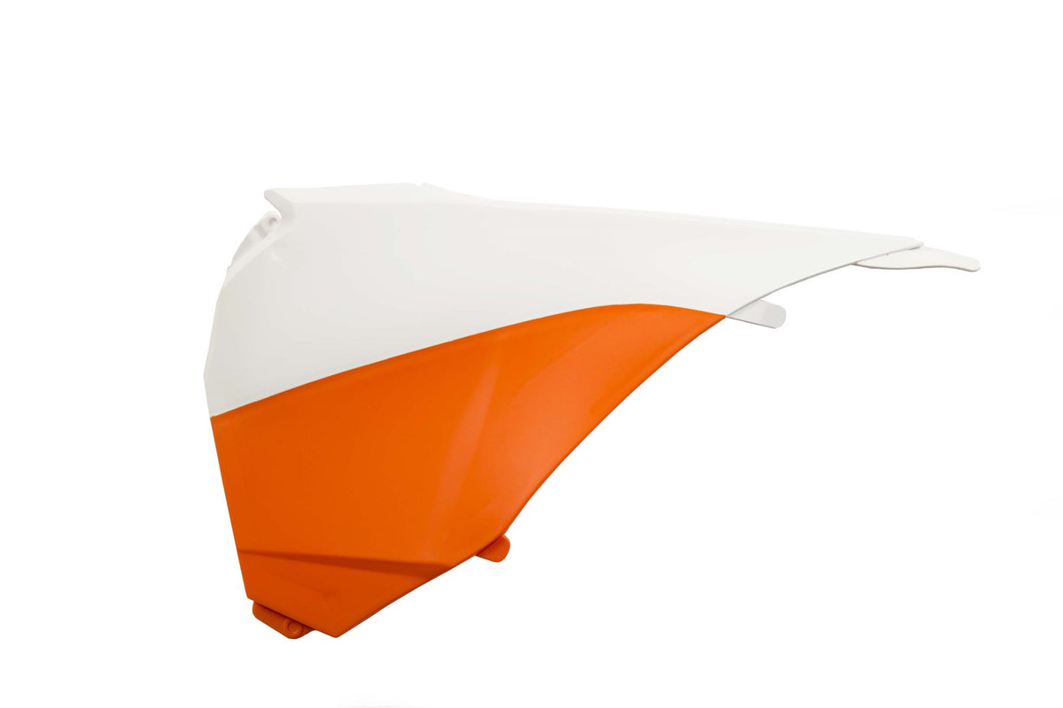 Acerbis Air Box Covers Orange White 016 For KTM EXC 200 2014-2016