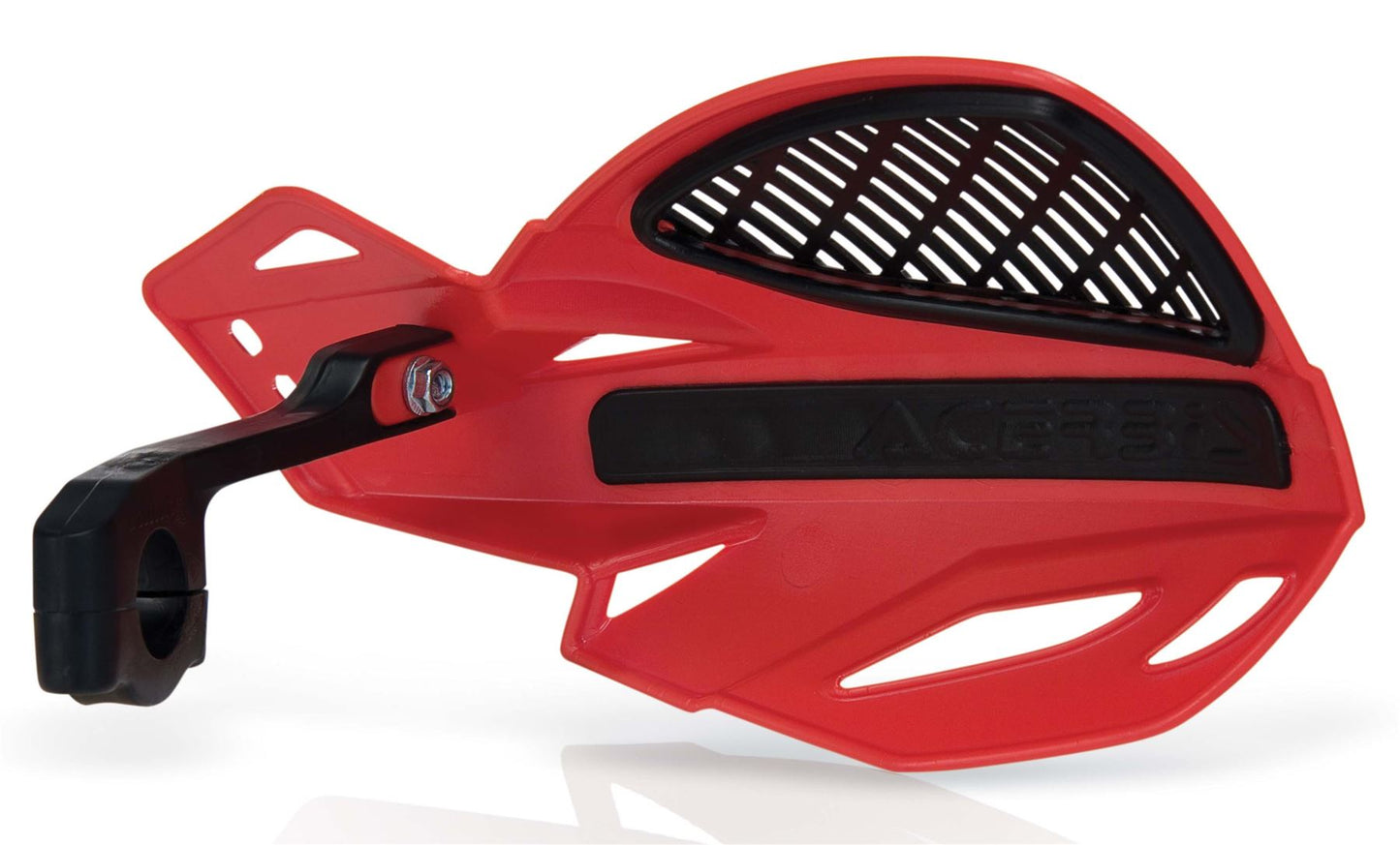 Acerbis Uniko MX Handguards Pair + Kit For Red Black Honda CRF 450 X 2003 - 2020