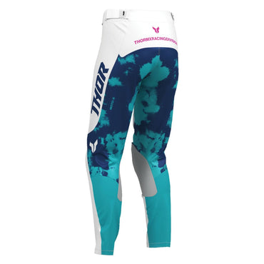 Thor 2026 Womens Launchmode Bleach White Aqua MX Pants