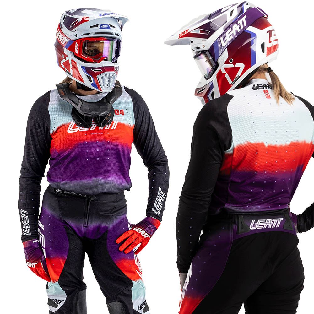 Leatt 2025 4.5 Lite Womens Motocross Jersey Sunburn