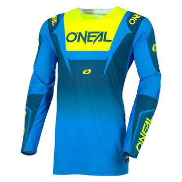 O'Neal 2026 Prodigy Five Five Blue Neon Yellow MX Combo Kit