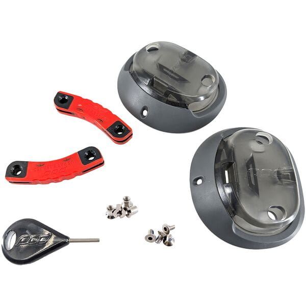 Pod Active Motocross Knee Brace Hinge Rebuild Set KX 3.0 Black