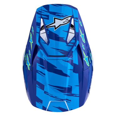 Alpinestars 2027 S-M3 Falcon MX Helmet Blue White Black Pink