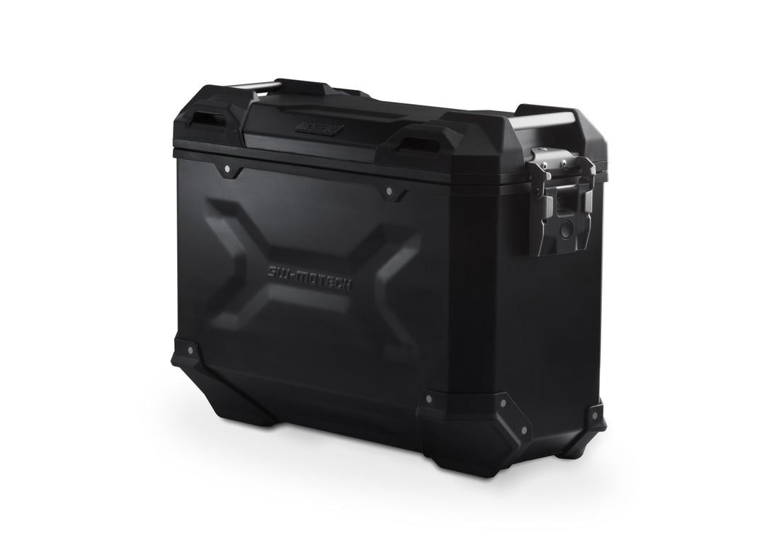 SW-Motech TRAX ADV Right Side Motorcycle Case Aluminum 37 Litre Black