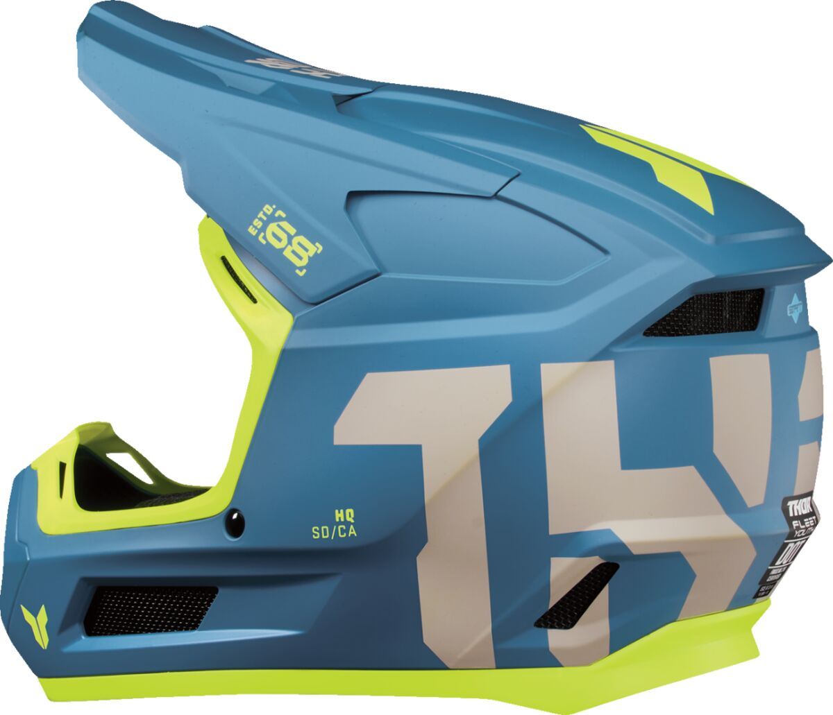 Thor MX Spring 2025 Youth Helmet Fleet Forge Blue