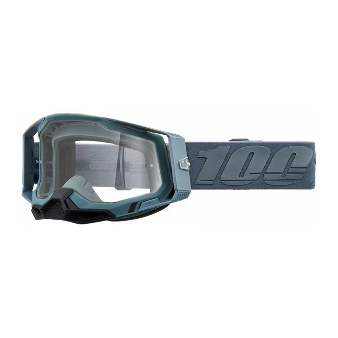 100% MX Goggles Racecraft 2 Battleship Clear