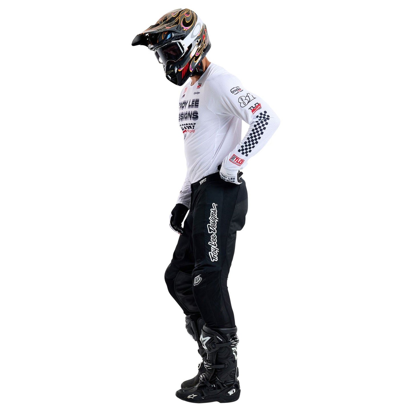 Troy Lee Designs Spring 2025 MX Combo Kit GP PRO AIR Factory White Black