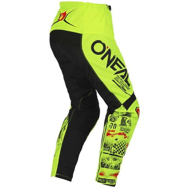 O'Neal 2024 Motocross Pants Element Attack Youth Neon Yellow Black