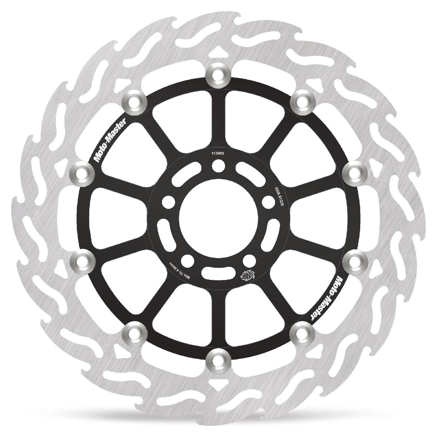 Moto-Master Front Left Floating Flame Series 320 mm For Kawasaki ZXR 750 R 1991-1995