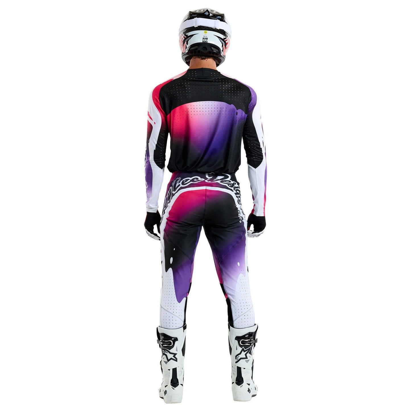 Troy Lee Designs Spring 2025 MX Combo Kit SE ULTRA Drip Black Purple
