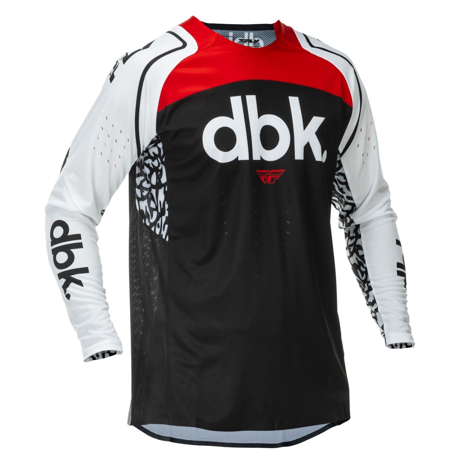 Fly Racing 2026 Motocross Jersey Evolution DST Black White Red