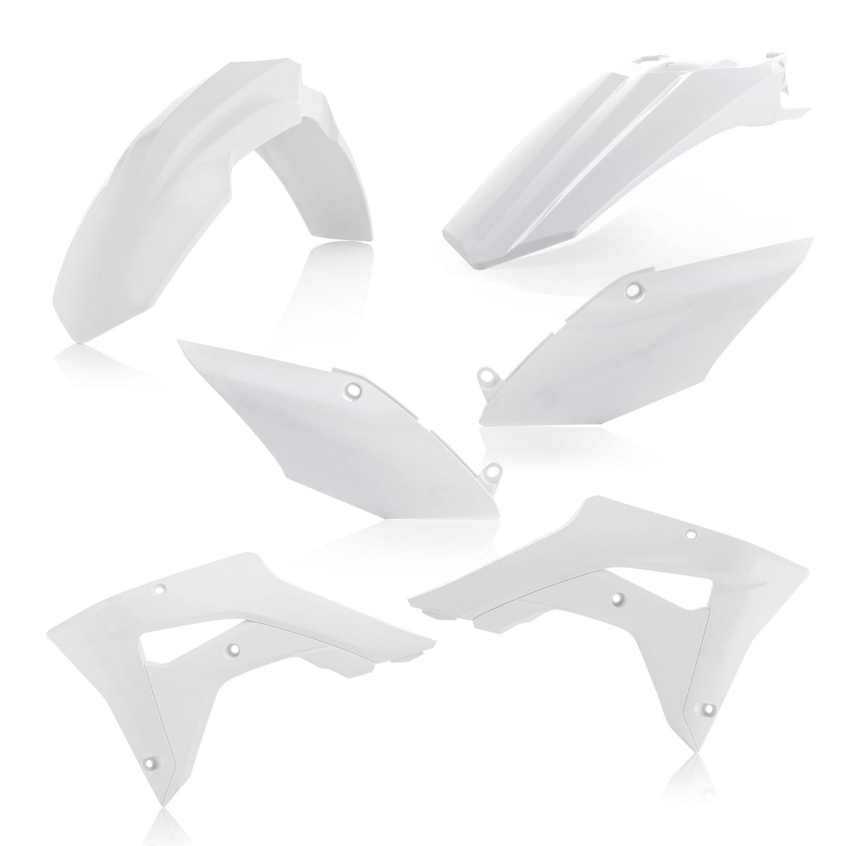 Acerbis Plastic Kit White For HONDA CRF 250 RX 2019-2021