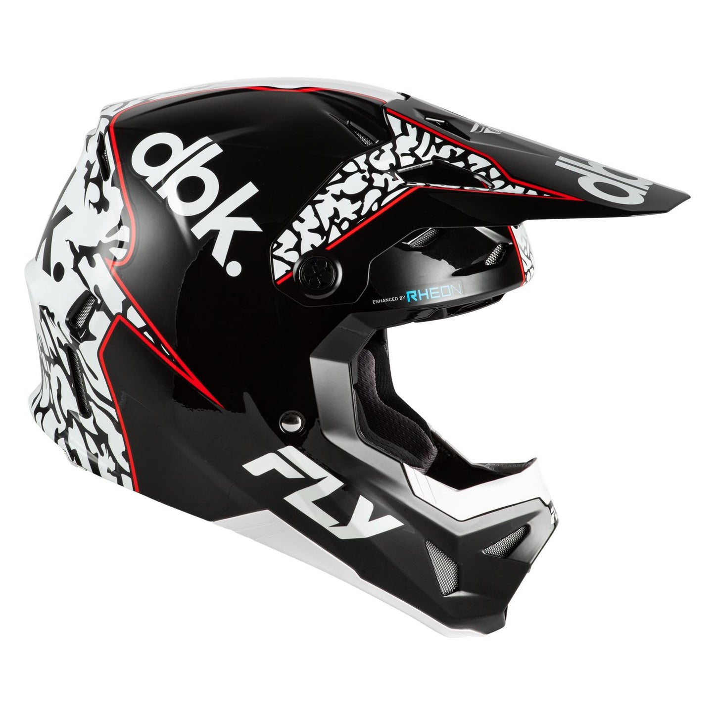 Fly Racing 2026 Motocross Helmet Formula CP DBK Black White Red