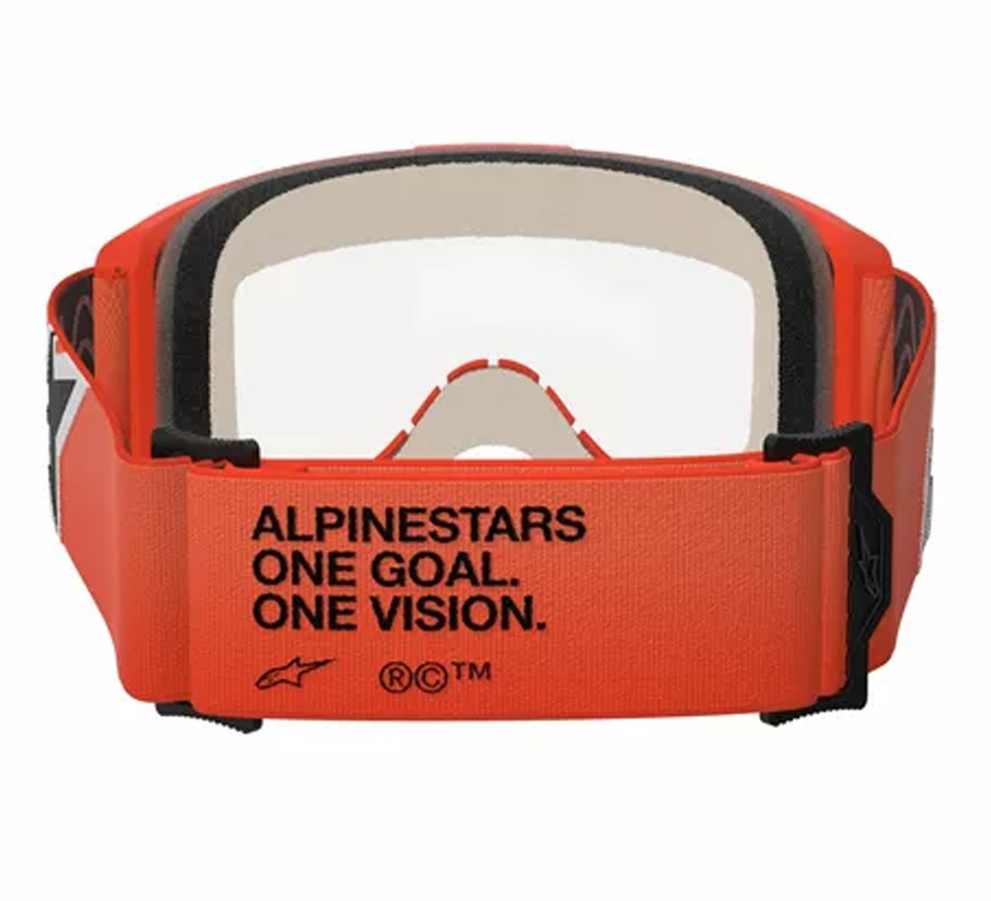 Alpinestars 2025 Goggles Vision 5 Corp Orange Clear