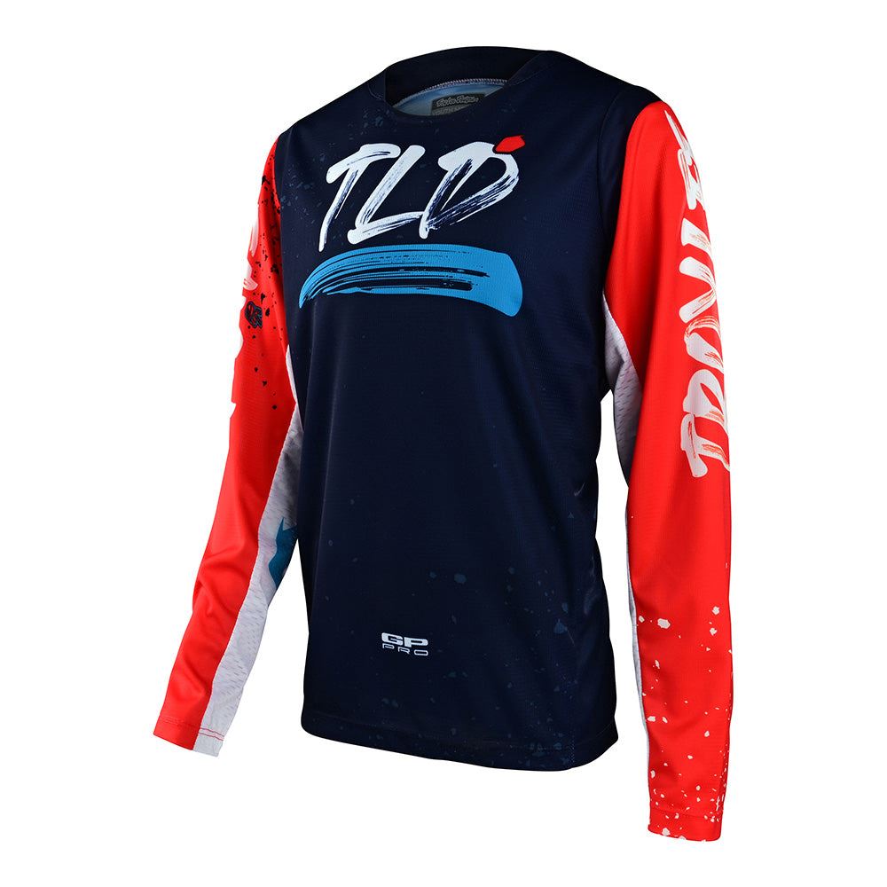 Troy Lee Designs 2024 Motocross Combo Kit Youth GP Pro Partical Navy Orange