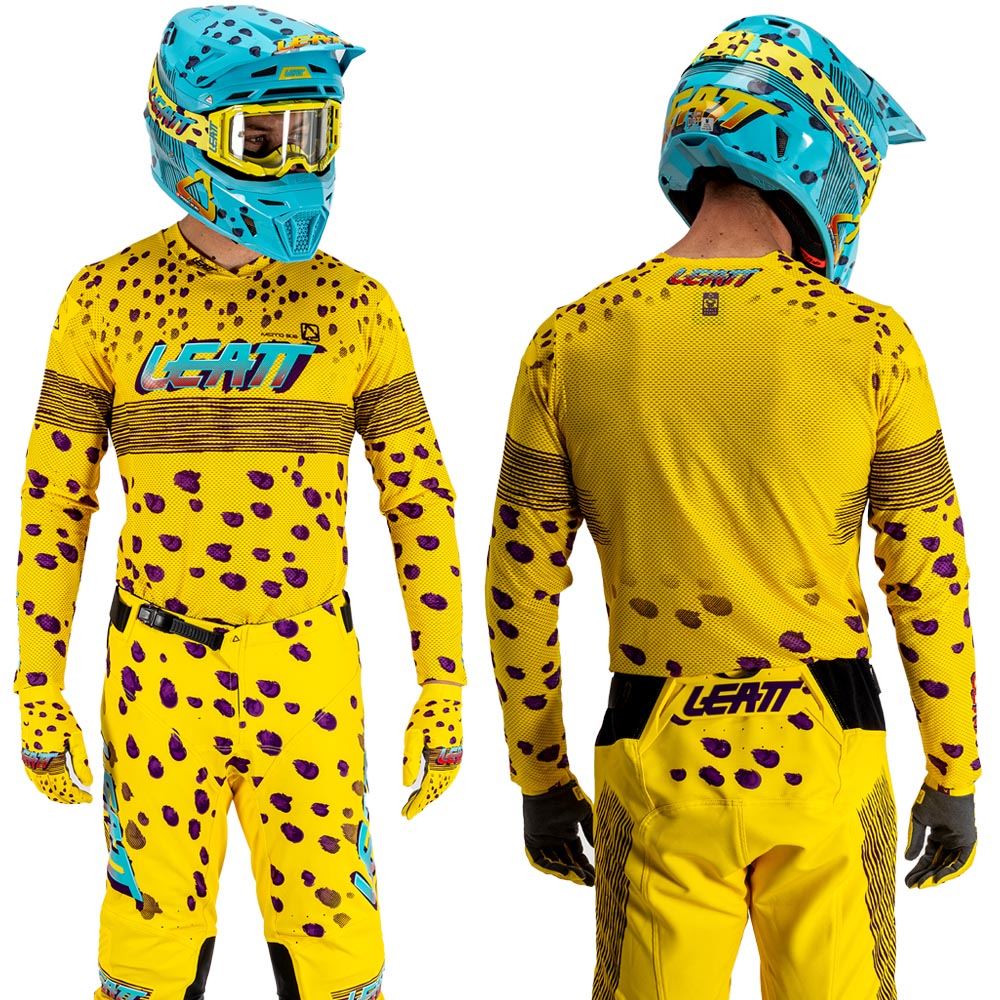 Leatt 2025 5.5 Ultraweld Motocross Jersey Cheetah