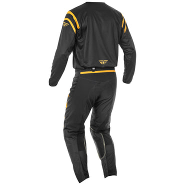 Fly Racing 2025 Motocross Combo Kit Kinetic Center Black Gold