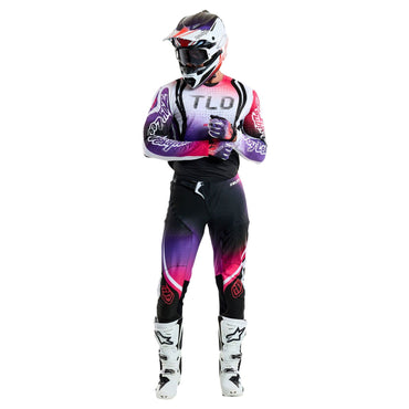Troy Lee Designs Spring 2025 MX Combo Kit SE ULTRA Drip Black Purple