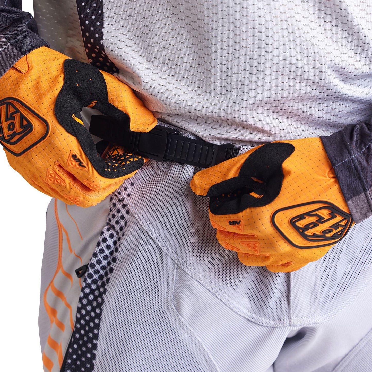 Troy Lee Designs 2025 Motocross Combo Kit GP Pro Air Bands Grey Neo Orange