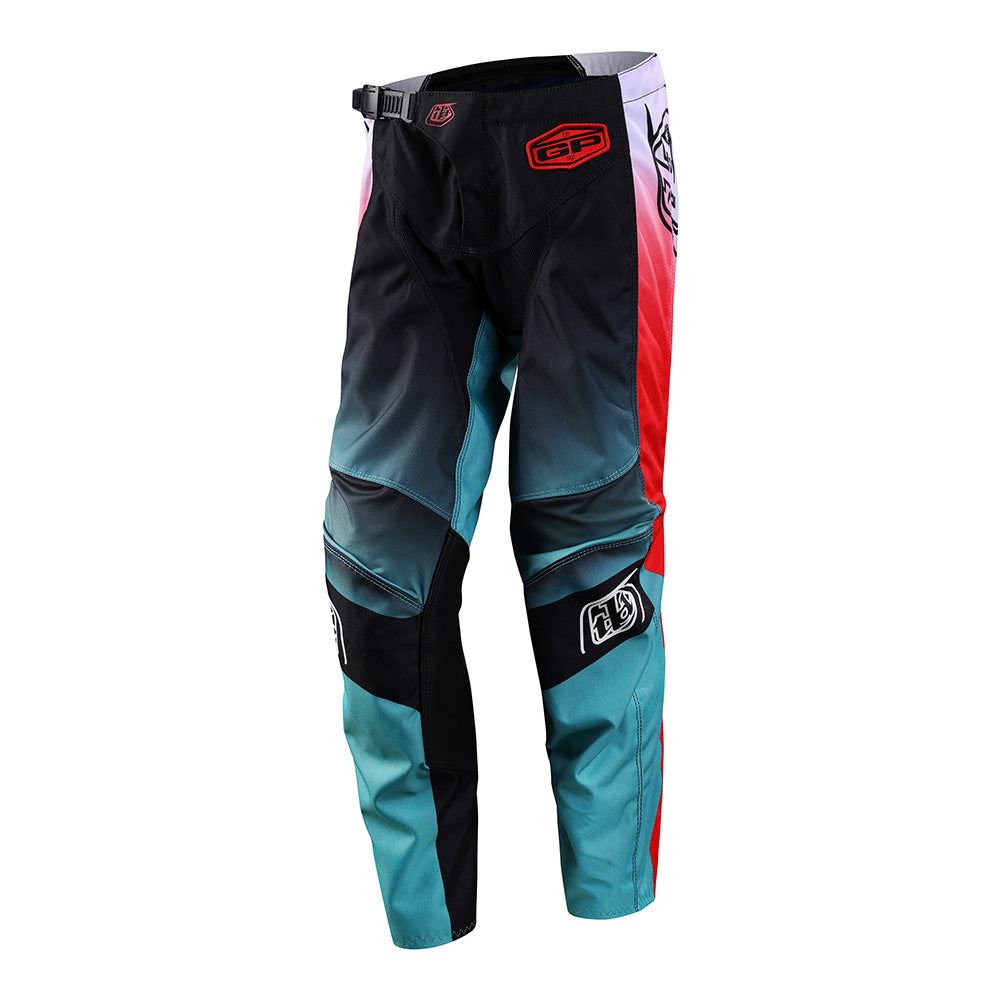 Troy Lee Designs 2025 Youth GP Pants Arc Turquoise Neon Melon