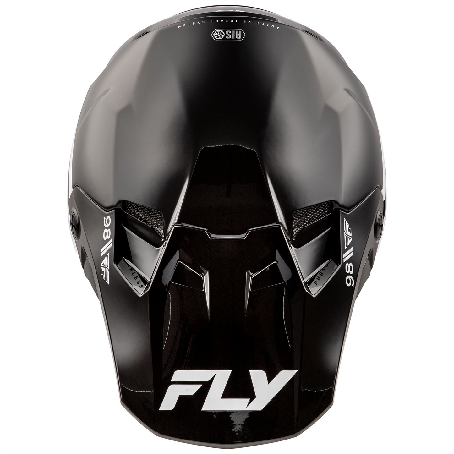 Fly Racing 2025 Formula CC Objective Motocross Helmet Black White