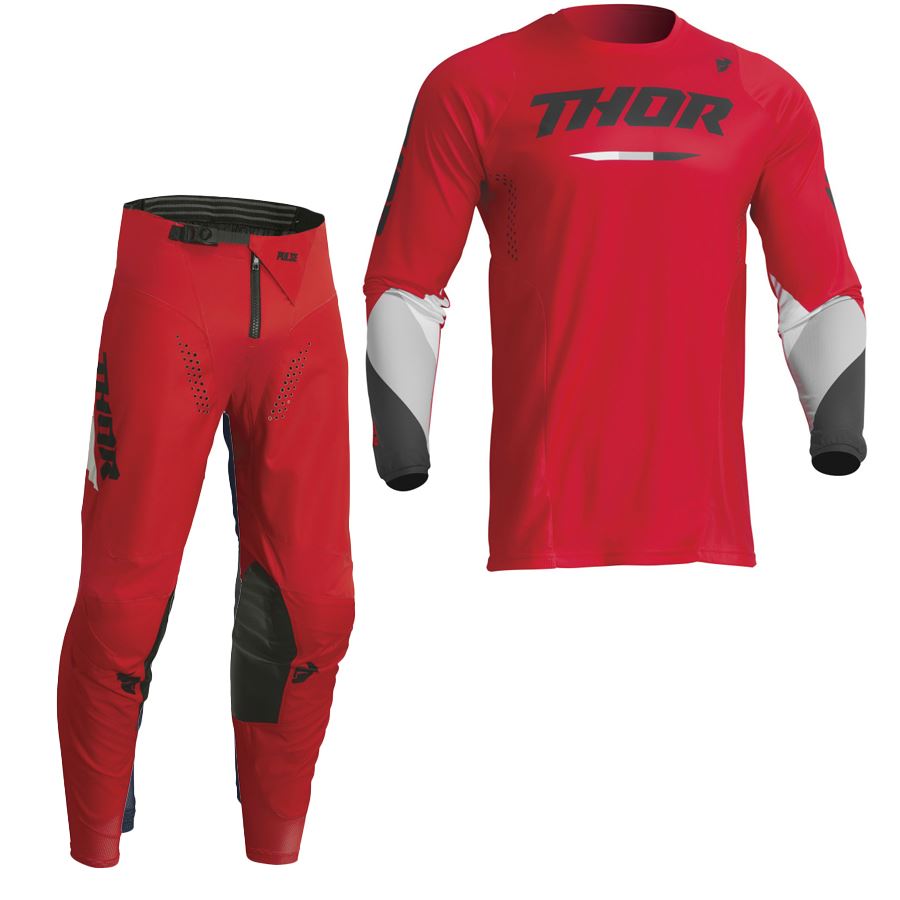 Thor 2024 Youth Pulse Tactic Red Motocross Combo Kit