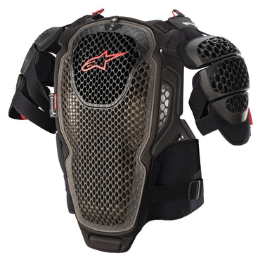 Alpinestars 2024 A-6 Chest Protector Black Anthracite Red