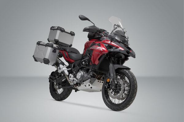 SW-Motech TRAX ADV Full Luggage System Silver Kit For Benelli TRK 502X 2018-2024