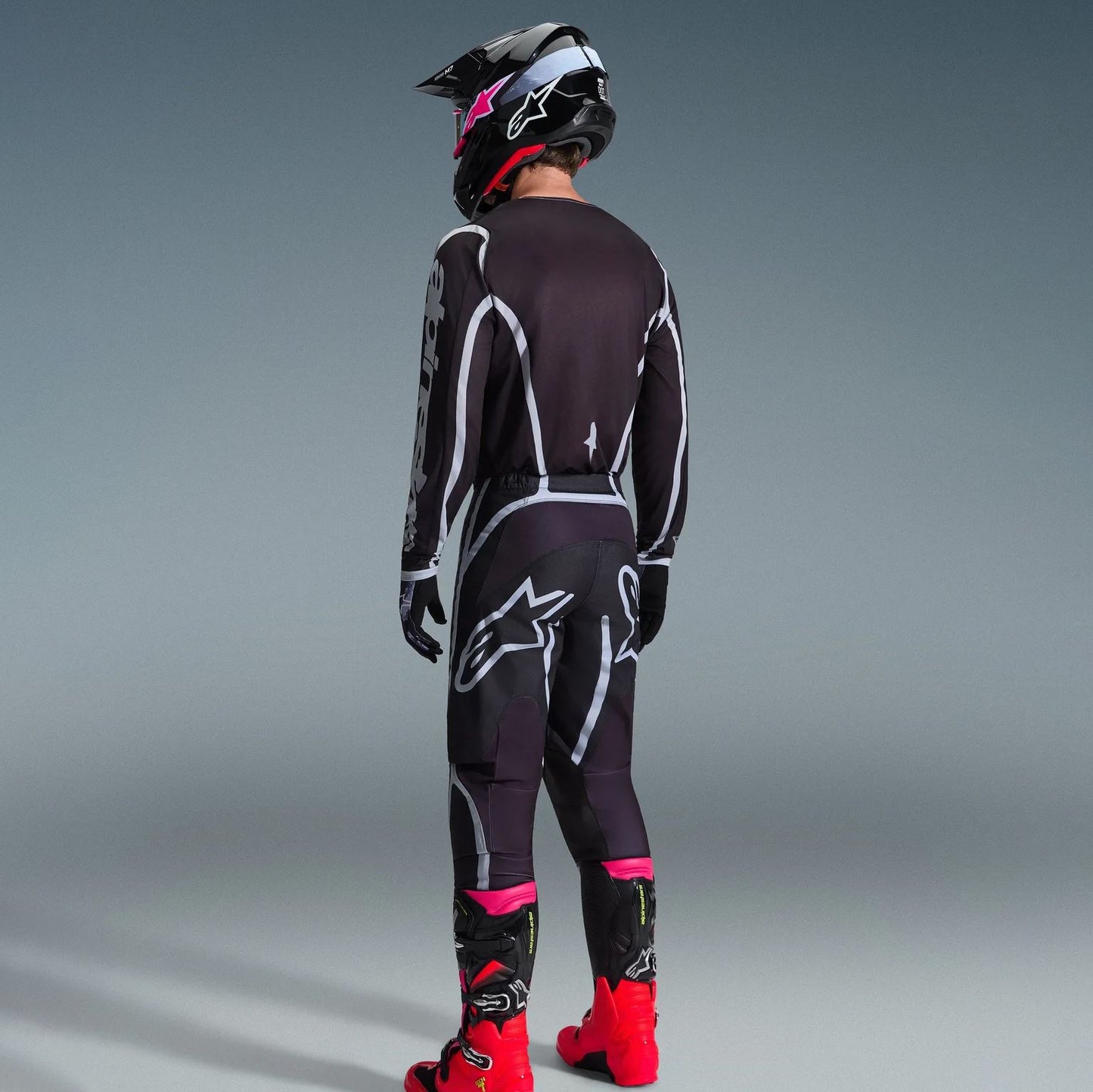 Alpinestars 2026 Fluid Apex Motocross Combo Kit Black Grey