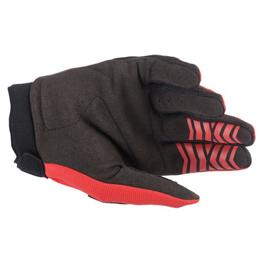 Alpinestars 2024 Full Bore Youth Motocross Gloves Bright Red Black