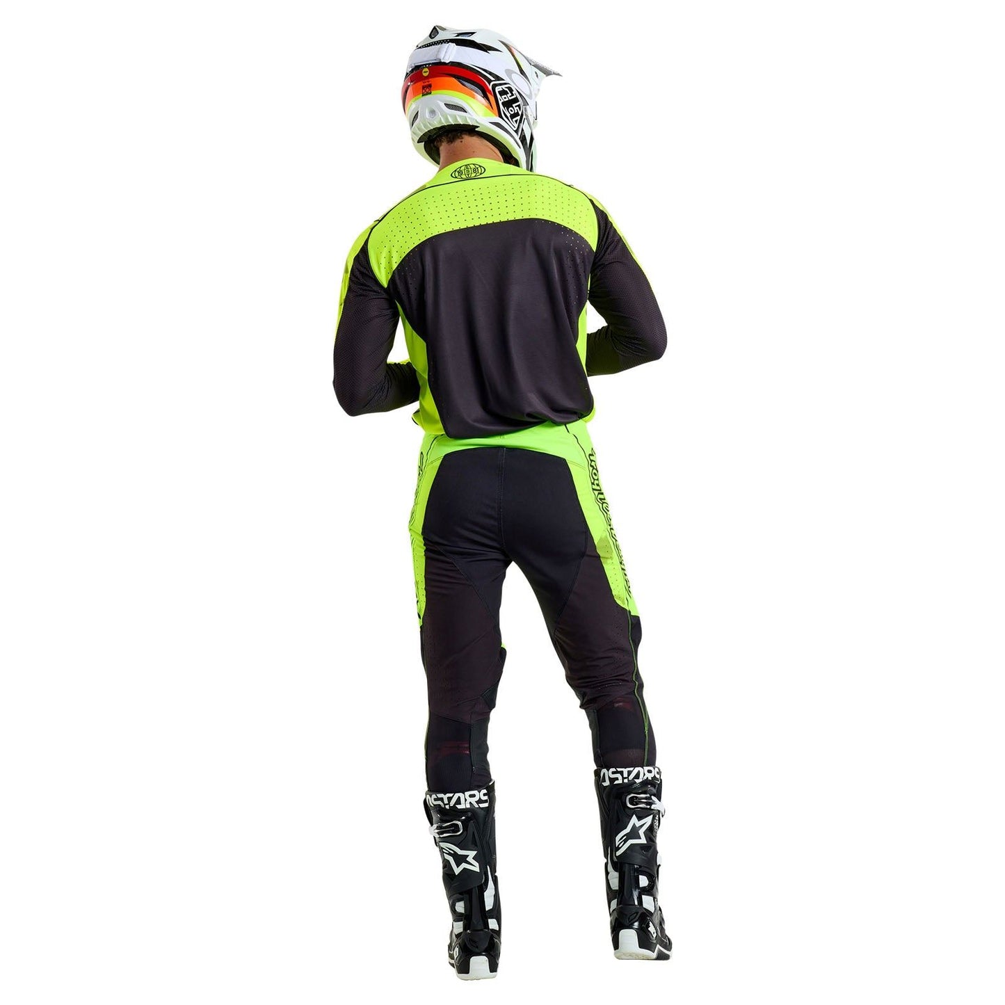 Troy Lee Designs Spring 2025 MX Combo Kit SE PRO Blotted Flo Yellow