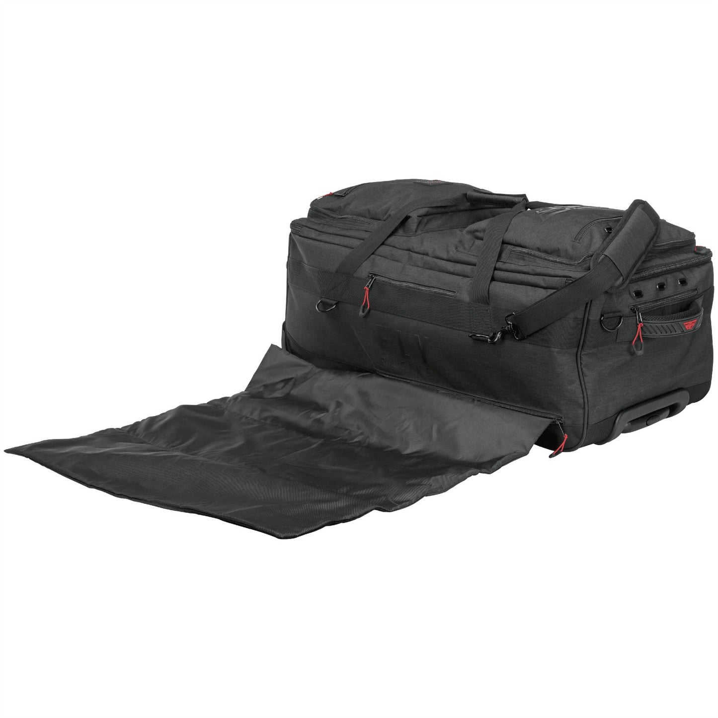 Fly Racing 2025 Motocross Tour Roller Bag Black