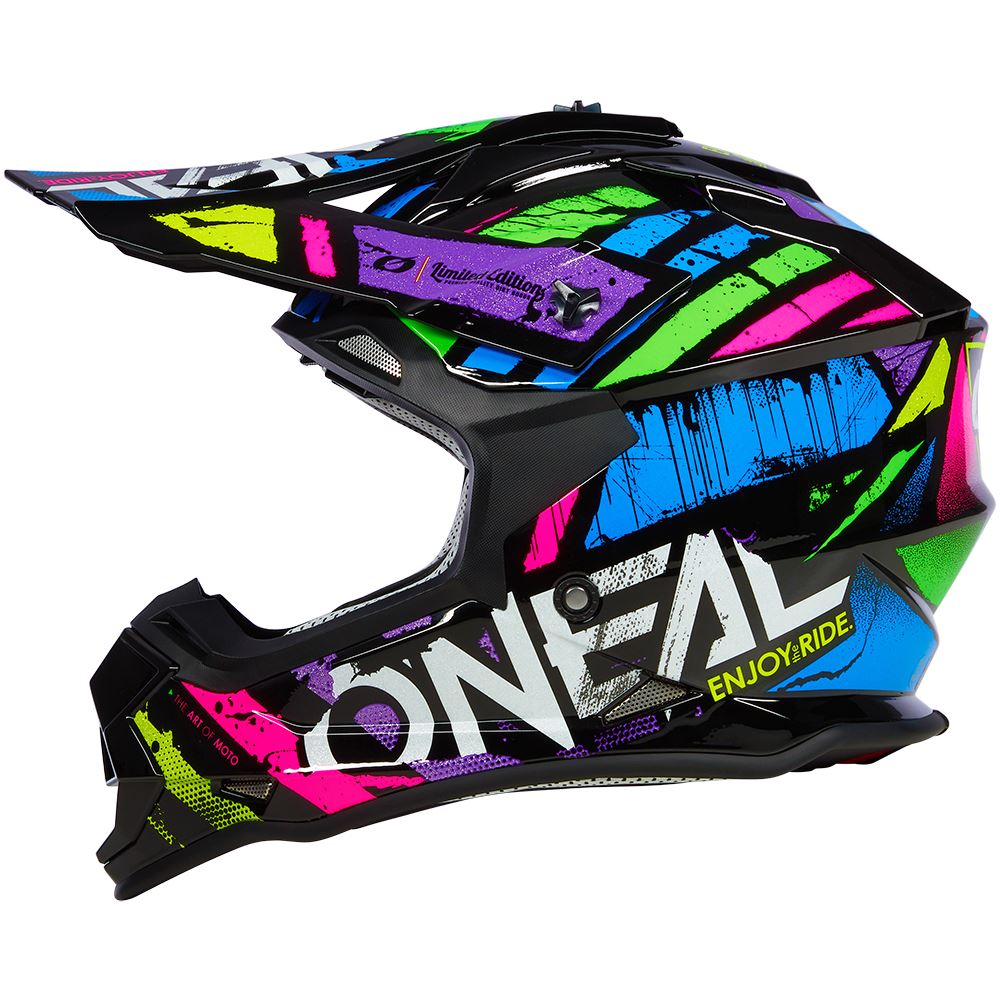 O'Neal 2025 Motocross Helmet 2SRS Glitch Multi