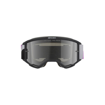 Alpinestars 2026 Vision 5 Corp Motocross Goggles Light Grey Purple Mirror Silver One Size