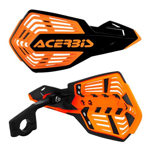 Acerbis X-Future Vented MX Handguards Orange White KTM EXC 250 TPI 2017 - 2023