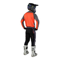 Troy Lee Designs 2024 Off Road Combo Kit Scout SE Systems Grey Neon Orange