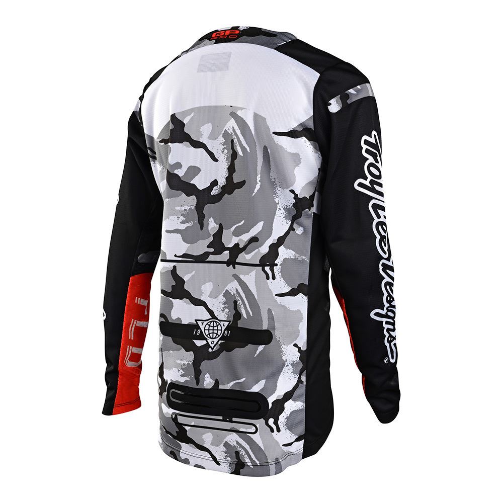 Troy Lee Designs 2024 Motocross Combo Kit Youth GP Pro Blends Camo Black White